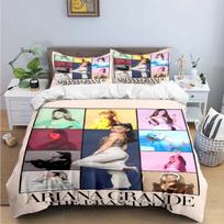 2026 Fashion Pop Singer A-Ariana G-Grande Print Bedding Sets Bed Supplies Set Duvet Cover Bed Comforter Set Bedding Set Luxury G 135x200cm