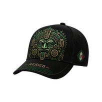 POD one minimum order Mexican baseball cap, free design thermal transfer cap from Mexico black