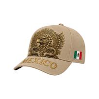 POD one minimum order Mexican baseball cap, free design thermal transfer cap from Mexico beige