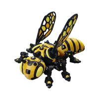 Movable Joint Cyberpunk Articulated Bee Toy 3D Printed Articulated Bee Toy  Home Decoration 8.5cm geltona
