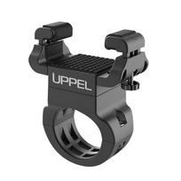 UPPEL Dviračio telefono laikiklis Mini telefono laikiklis MTB dviračiui 360° pasukamas Dviračio mobilusis stovas Mobiliojo telefono laikiklis 31,8 mm juoda