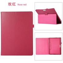 Microsoft Case For Stand Surface Pro 8 7 6 5 4 3slim Folding Cover For Surface Go 3 2 1 Shockproof Shell Luxury Pu Leather Funda Surface Go 2 rožinė raudona spalva