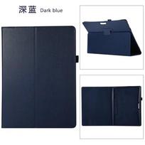 Microsoft Case For Stand Surface Pro 8 7 6 5 4 3slim Folding Cover For Surface Go 3 2 1 Shockproof Shell Luxury Pu Leather Funda Surface Go 3 tamsiai mėlyna spalva