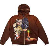 Travis Scott X Ecko Maintaining Zip Hoodie ETCJ-EC-ZH01 2XL brown