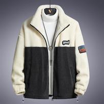 8XL Didelis storas vilnos paltas Avies vilna Vyriška stora vilnos striukė Cardigan 6XL white