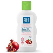 Mee Mee 3-in-1 Baby Oil 500ml For Soft And Smooth Skin With Sunflower, Coconut, And Olive Oil | Massage Oil For New Born | Non-sticky & Moisturizing white