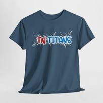 Tennessee Titan NFL Football Team Fan Shirt TN Titans Unisex Cotton Tee Shirt Unisex T-Shirt XXL black