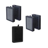 5 vnt. oro valytuvo pakeitimas LEVOIT LV-H128-RF 3-in-1 Pre H13 True HEPA aktyvintos anglies filtras, 3 pakopų filtras CHINA gray
