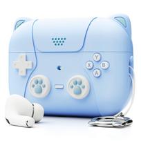Apple AirPods Pro 3 Silicone Case: Cute, Protective Bluetooth Earphone Shell AirPods Pro 3 mėlyna