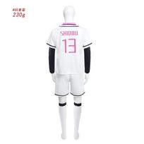 Anime Cosplay Costume Nagi 8 Ness 10 Kaiser Isagi Reo Sae Shidou Cosplay Jersey Shorts Matching Set Uniform Train Suit M&Football Anime white