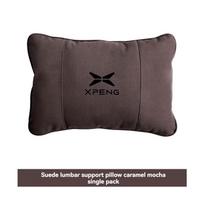 Suede automobilio galvos atramos juosmens atramos sėdynės atrama S klasė Minkšta automobilio kaklo pagalvėlė Xiaopeng Xpeng G9 X9 G6 P7 P7i P5 G3 Automobilio priedai B-Coffee gray