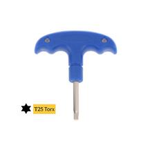 Professional T25 Golf Torque Wrench Comfortable Plastic Handle Golf Club Tuning Tool for Golf Course Workshop DIY Repair A2 blue