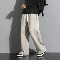 Men's Jogger Cotton Sweatpants Sports Baggy Pants Sting Banding Hip Hop Harem Trousers 6XL gray
