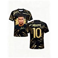 2025Mbappe fan commemorative No. 10 football jersey Autumn Sports Dry Quickly Men's T-Shirt Children's Clothing Tee Y2k Woman 3XL