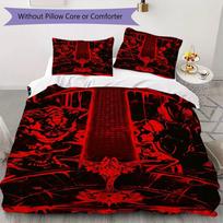 DOOM The Dark Ages Pattern Bedding,Quilt Set Quilt Cover Pillowcase Home Birthday Gift(1 * duvet cover + 2 * pillowcase, without core)_lx 200x200cm