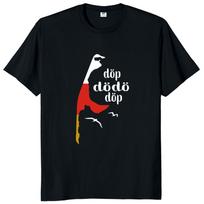 DöP DöDö DöP Marškinėliai Retro Saulėlydis Sylt Pop Trend Vintažiniai Trumpomis Rankovėmis Medvilniniai Švelnūs Unisex Viengubos Apykaklės Marškinėliai ES Dydis 2XL black