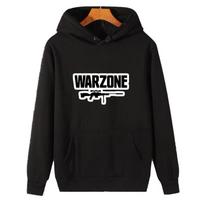 COD Black Ops Cold War Warzone Dropping In Floor Graphic Hooded Sweatshirts Winter Thick Sweater Hoodie Cotton Fleece Hoodie XXXL black