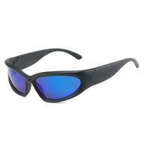 Cyberpunk Y2K Futuristic Sunglasses - Unisex Street Style Sun Protection gray