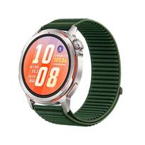 22MM Nailoninė Apyrankė Suderinama su Huawei GT Runner 2 Dirželiu Lengva Patvari Magiška Sagtis Nailoninė Laikrodžio Apyrankė Huawei GT Runner 2 22mm Universal black