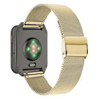 Garmin Venu X1 laikrodžio apyrankė Milanietiška nerūdijančio plieno apyrankė su sagtimi Gold auksas