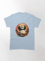 Kung Fu Panda Panda kung fu Classic T-Shirt 2XL šviesiai mėlyna spalva