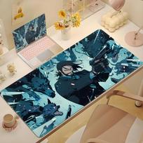 John Wick Mousepad Nonslip Lockedge Office Student Gaming Thickened Large Writing Pad Cushion x 800x400x2mm blue