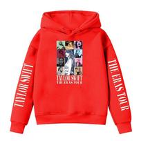 Taylor Swift Inspired Kids Hooded Sweatshirt Casual Wear Cotton Blend Long Sleeve Multiple Colors Designs 130cm