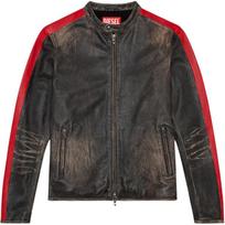 DIESEL Nudėvėtas Biker Striukė A148410NKBI-9XX 48 black