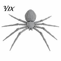Flexible Leg Spider Model Realistic Figurine, Articulated Lifelike Fake Decoration with Desktop Ornament for Office Joints, Bendable Prop Halloween pilka