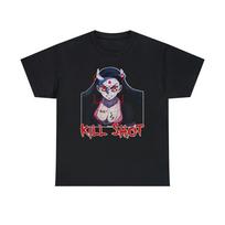 Demon Slayer Nezuko Kamado Kill Shot versija Unisex marškinėliai XXXL gray
