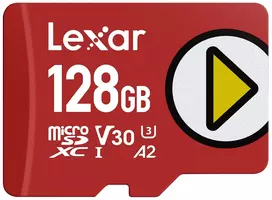 Lexar PLAY LMSPLAY128G-BNSNG 128GB microSDXC atminties kortelė, UHS-I, Class 10