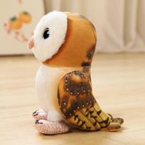 Pliušinis žaislas Duo Pliušinis Animacinis Anime Pelėdos Lėlė Minkštas Kimštas Gyvūnas Vaikų Gimtadienio Dovana Kambario Puošmena 20cm oranžinė