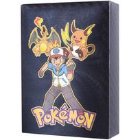 55 vnt. Pokemon auksinės folijos kortelės Anime animacinis filmas Pokemon Angliška versija TCG kortelė gerbėjų kolekcijai juoda