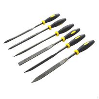 6Pcs Mini Filing Rasp File Wood Hand Woodworking Files Tools 4x160mm gray