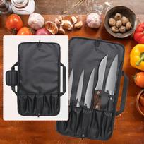 Chef Knives Bag Versatile Tool Storage Multipurpose for Camping BBQ Home white