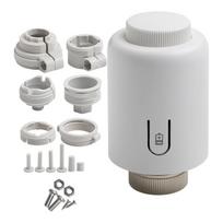 For ZigBee 3.0 Programmable TRV for Radiators with to 30C Temp Range gray