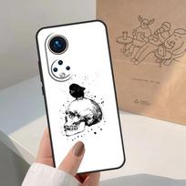 Raven Skull For Honor Magic 8 5 6 7 Pro Case For Honor 400 200 Lite 50 70 90 X8c X8b X9a X9b X9c X9d Win Honor Magic7 Lite white