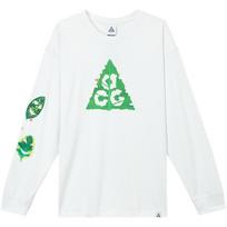 Nike ACG Long Sleeves T-Shirt Asia Sizing 'White' Men's HJ0803-121 L green