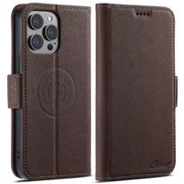 Luxury Magsafe Business PU Leather Wallet Phone Case For iPhone 12 13 14 15 16 Pro Max Plus 16Pro With Flip Card Holder Cover For iPhone 16 Pro ruda