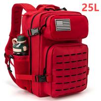 25L/45L Taktinis kuprinė vyrams ir moterims Lauko išgyvenimo Bag Out Bag Mažas mokyklos kuprinukas Hking su butelio laikikliu black