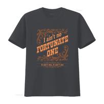 Ccr Fortunate Un Son Creedence Clearwater Rock Kids Childs T Shirt Stylish Design With I Aint No One Print Vintage XL brown