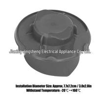 Thermomix TM5/6/7 Scale Cover: Food-Grade, Dustproof Sealing Lid for Accurate Weighing 9.7 x 9.7 x 5.5 cm gray