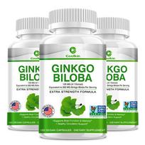 Coolkin Ginkgo Biloba 125mg Extract Capsules 120pcs — Daily Wellness, Nutritional Support, Overall Wellness 120*3