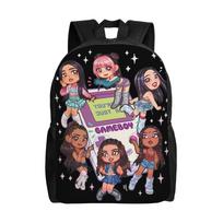 Katseye Gameboy Fashion Backpack Sports Student Business  Daypack for Men Women Laptop Computer Shoulder Bag One Size beige