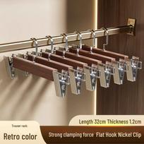 Solid Wood Wide Shoulder Clothes Hanger for Coats and Clothing Stores Refund for Mold/No Burrs