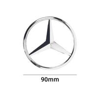 BENZ 1pcs 90MM For Mercedes Benz S320 W164 W203 W204 W168 C180 E320 A200 CLA CLK CLS   ABS Car Rear Decal Trunk Emblem