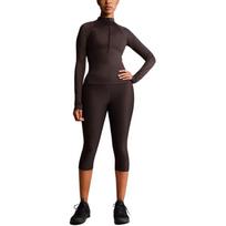 (WMNS) Nike x SKIMS Shine Long-Sleeve Half-Zip Top 'Phoenix' Women's TPZUP7350W-PHO M black