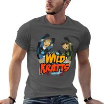 Wild Kratts Gift For Fans Wild Kratts Costumes Tshirt Casual Simple Design Short Sleeve Shirt 3XL