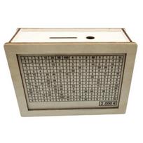 Money With Counter Box Wood 500100020003000500010000 Euros Piggy Bank Coin Cash Container Matches the image,C