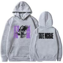 Tate Mcrae It'S Ok I'M Ok Hoodies Men Women Hooded Pullovers XL